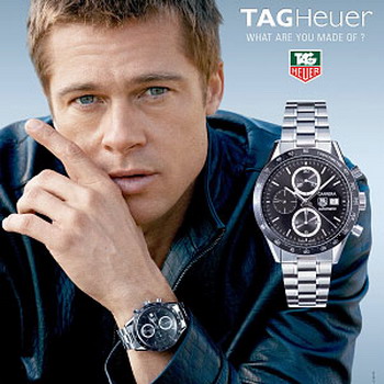 heuer watch replica Brad Pitt